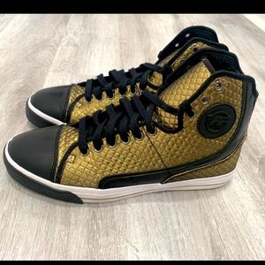 RARE- Black & Gold PF Flyers